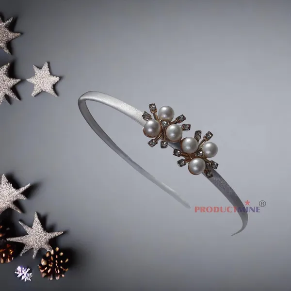 White_Floral_Hairband_Flower_Accessories_Tiara_For_Women_Wedding_-_1_Pc