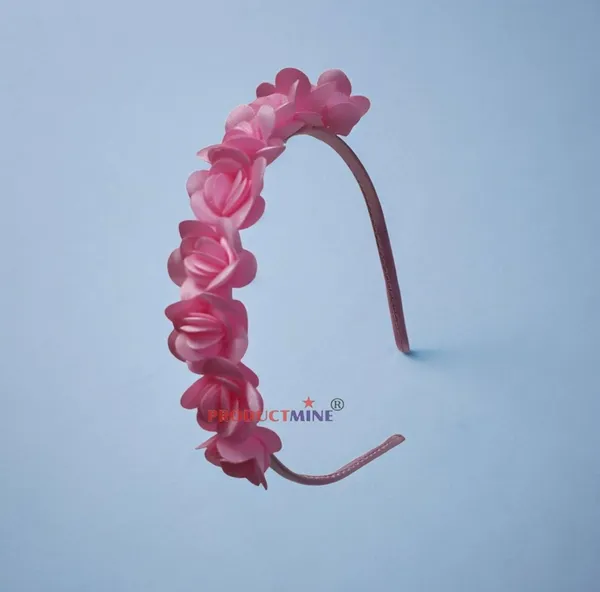 Pink_Floral_Hairband_Flower_Accessories_For_Women_Hairband_And_Girls_Tiara_For_Women_Wedding_-_1_Pc