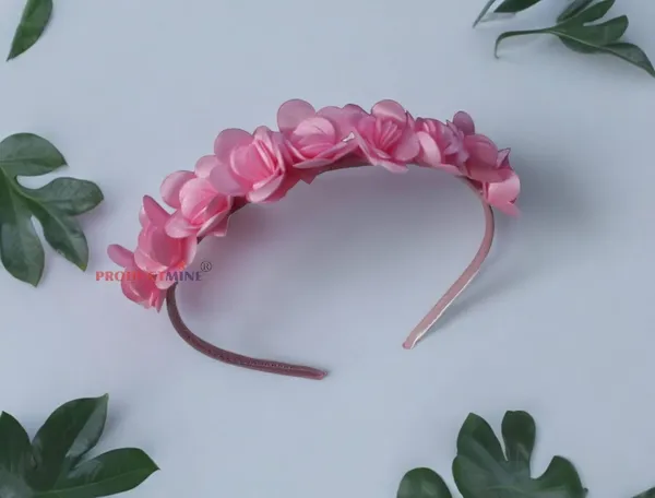 Pink_Floral_Hairband_Flower_Accessories_For_Women_Hairband_And_Girls_Tiara_For_Women_Wedding_-_1_Pc