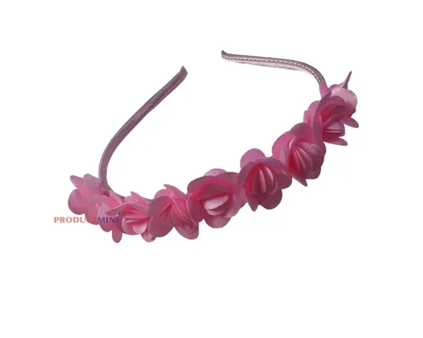 Pink_Floral_Hairband_Flower_Accessories_For_Women_Hairband_And_Girls_Tiara_For_Women_Wedding_-_1_Pc