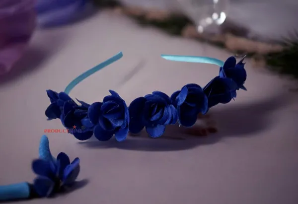 Blue_Floral_Hairband_Flower_Accessories_Tiara_For_Women_Wedding_-_1_Pc
