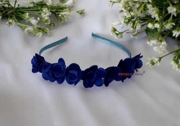 Blue_Floral_Hairband_Flower_Accessories_Tiara_For_Women_Wedding_-_1_Pc