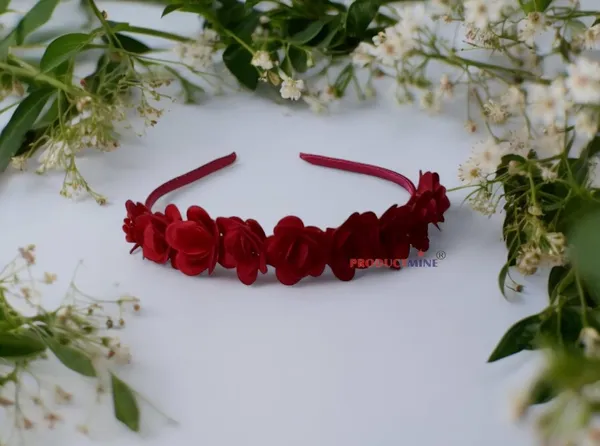 Red_Floral_Hairband_Flower_Accessories_Tiara_For_Women_Wedding_-_1_Pc