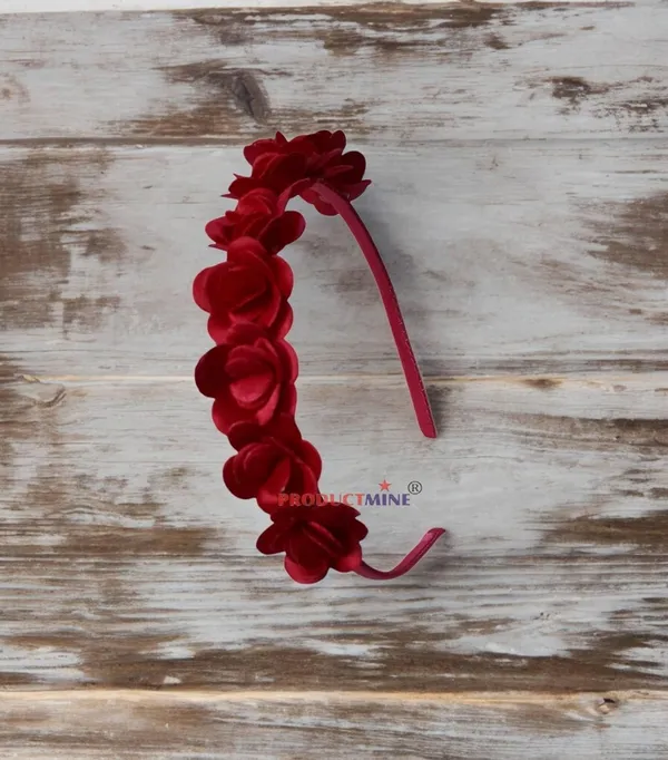 Red_Floral_Hairband_Flower_Accessories_Tiara_For_Women_Wedding_-_1_Pc