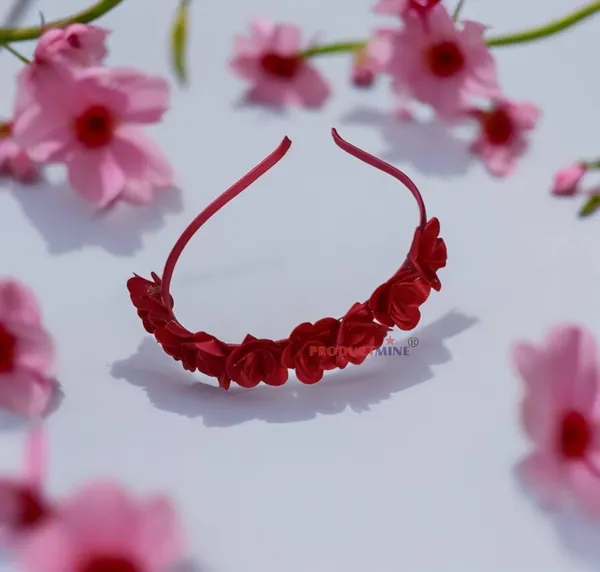 Red_Floral_Hairband_Flower_Accessories_Tiara_For_Women_Wedding_-_1_Pc