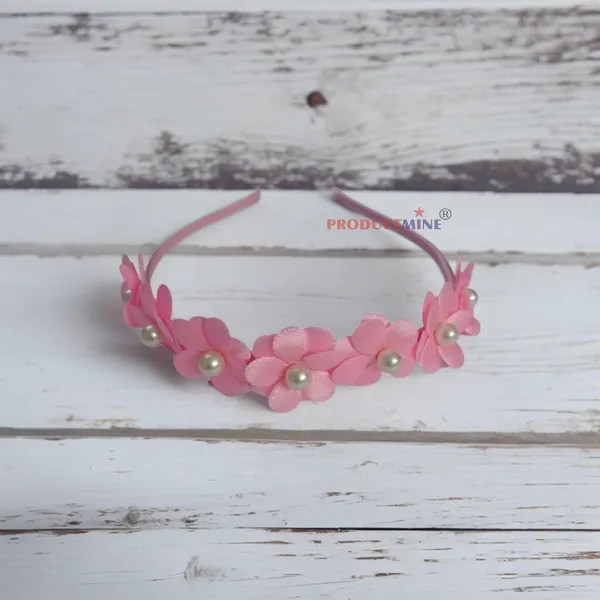 Pink_Floral_Hairband_Flower_Accessories_Tiara_For_Women_Wedding_-_1_Pc