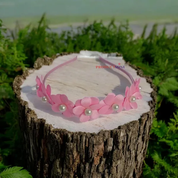 Pink_Floral_Hairband_Flower_Accessories_Tiara_For_Women_Wedding_-_1_Pc