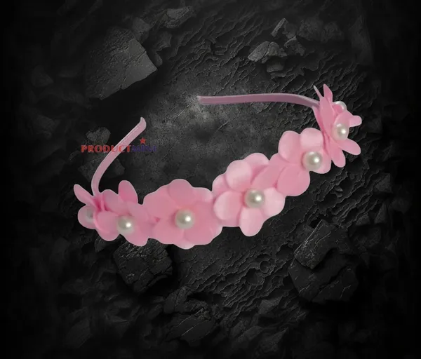 Pink_Floral_Hairband_Flower_Accessories_Tiara_For_Women_Wedding_-_1_Pc