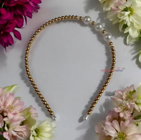 Golden_Beaded_Hairband_Hair_Accessories_For_Women_And_Girls_T_:_1_Pc