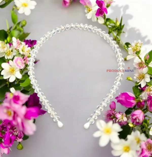 Clear_Transparent_Shine_Beaded_Hairband_Hair_Accessories_For_Women_And_Girls