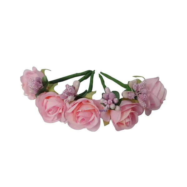 Pink_Bridal_Hair_Bun_Pin_Accessories/Fancy_Golden_Juda_Pins_With_Artificial_For_Women_And_Girls_-_Set_Of_5_Pcs