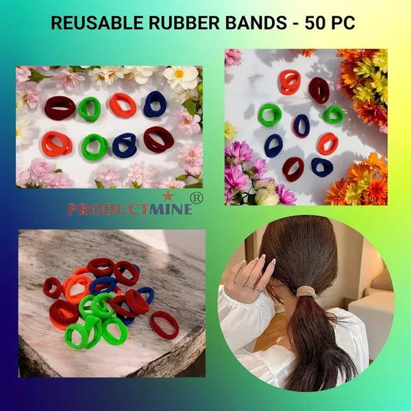 Multicolor_Elastic_Hair_Ponytail_Holder_Soft_Non_Slip_Tight_Stretchable_Rubber_Bands_For_School_Girls_Women,_Hair_Tie_(Pack_Of_50)