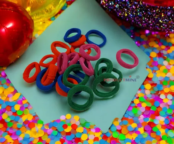 Multicolor_Elastic_Hair_Ponytail_Holder_Soft_Non_Slip_Tight_Stretchable_Rubber_Bands_For_School_Girls_Women,_Hair_Tie_-_Mix_Color_(Pack_Of_50)