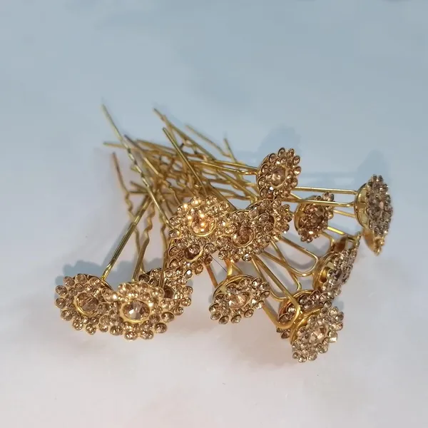 Golden_Bridal_Hair_Bun_Pin_Accessories/Fancy_Golden_Juda_Pins_With_Golden_Rhinestone_For_Women_And_Girls_-_Set_Of_16_Pcs