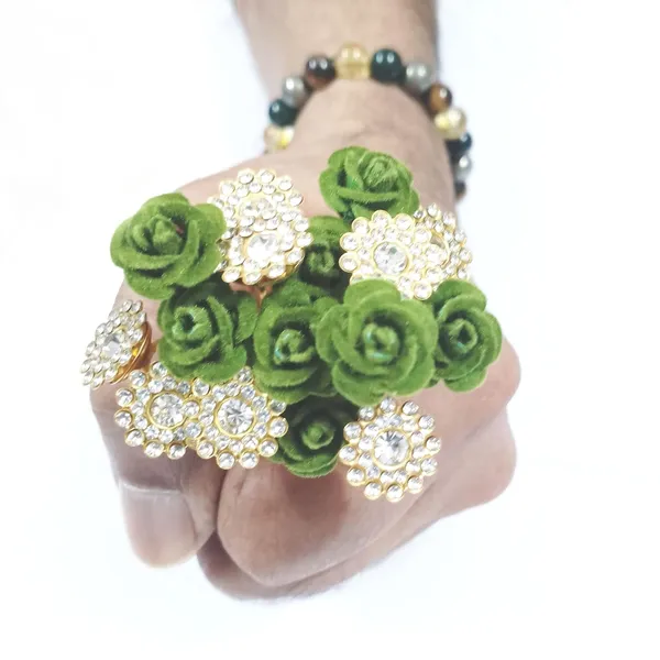 Green_And_Clear_Bridal_Hair_Bun_Pin_Accessories/Fancy_Golden_Juda_Pins_With_Artificial_Rhinestone_For_Women_And_Girls_-_Set_Of_16_Pcs