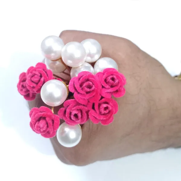 Pink_And_White_Bridal_Bun_Pin_Accessories/Fancy_Golden_Juda_Pins_With_Artificial_Pearls_For_Women_And_Girls_-_Set_Of_16_Pcs
