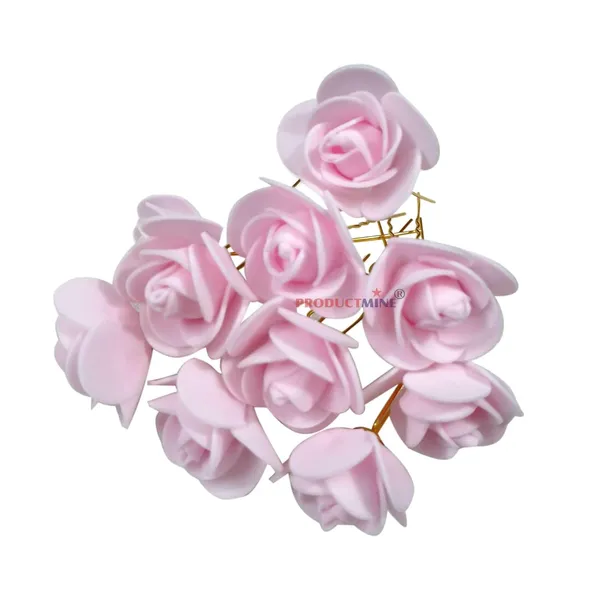 Pink_Bridal_Hair_Bun_Pin_Accessories/Fancy_Golden_Juda_Pins_With_Artificial_For_Women_And_Girls_-_Set_Of_10_Pcs