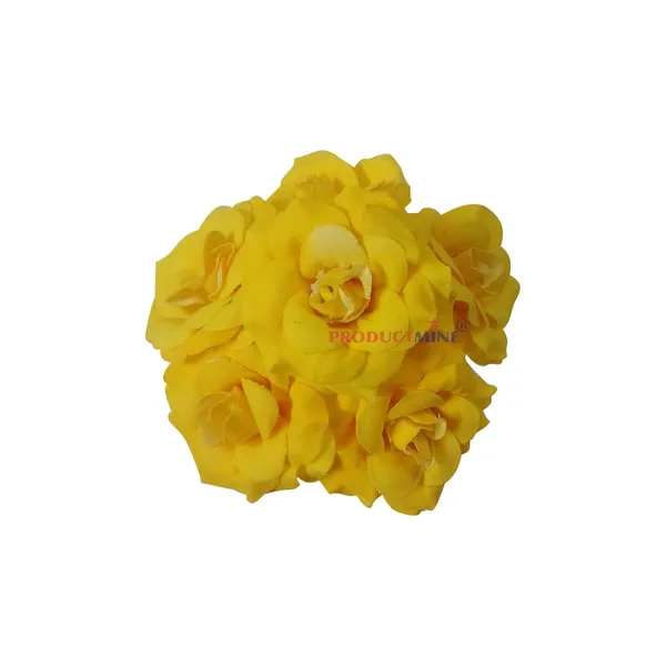 Yellow_Bridal_Hair_Pin_Bun_Pin_Accessories/Fancy_Golden_Artificial_Juda_Pins_For_Women_And_Girls_Hair__-_Set_Of_6_Pcs