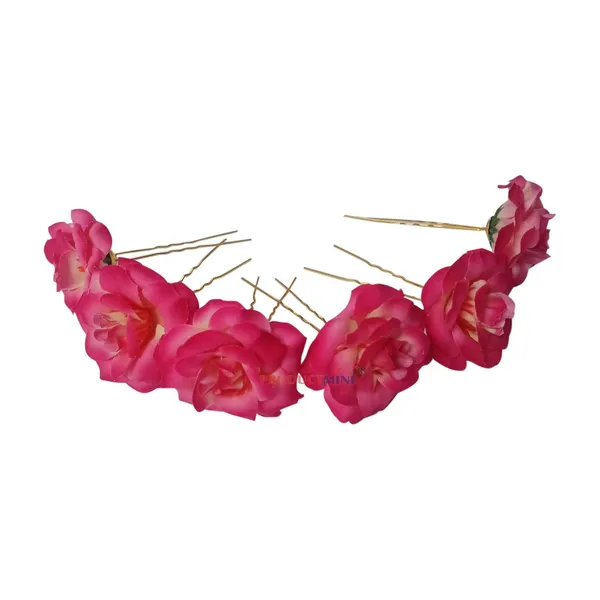 Pink_Bridal_Bun_Pin_Accessories/Fancy_Golden_Juda_Pins_With_Artificial_Pin_For_Women_And_Girls_Hair__-_Set_Of_6_Pcs