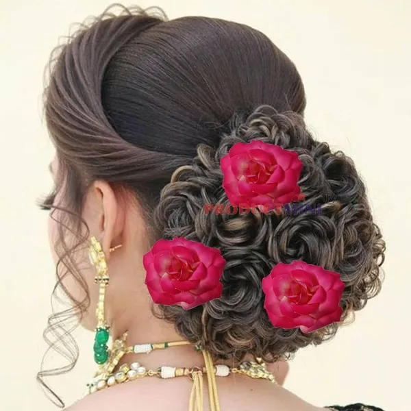Pink_Bridal_Bun_Pin_Accessories/Fancy_Golden_Juda_Pins_With_Artificial_Pin_For_Women_And_Girls_Hair__-_Set_Of_6_Pcs