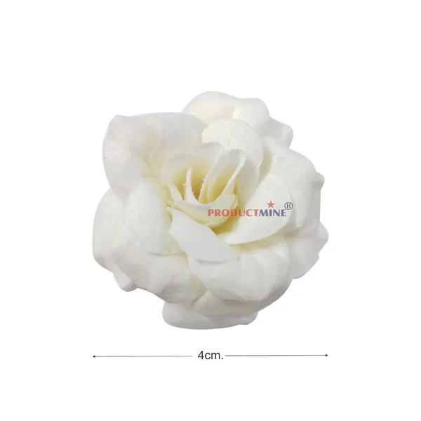 White_Bridal_Hair_Pin_Bun_Pin_Accessories/Fancy_Golden_Juda_Pins_With_Artificial_Hair_Pin_For_Women_And_Girls_Hair__-_Set_Of_6_Pcs