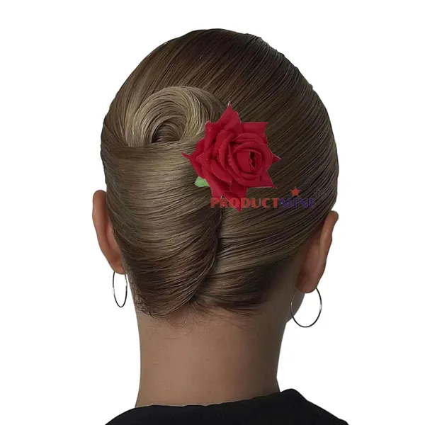 Red_Bridal_Hair_Pin_Bun_Pin_Accessories/Fancy_Golden_Juda_Pins_With_Artificial_Big_Size_6_Cm_Red_Rose_Hair_Pin_For_Women_And_Girls_Hair__-_Set_Of_2_Pcs