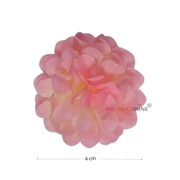 Peach_Bridal_Hair_Pin_Bun_Pin_Accessories/Fancy_Golden_Juda_Pins_With_Artificial_Peach_Flowers_Hair_Pin_For_Women_And_Girls_Hair__-_Set_Of_6_Pcs