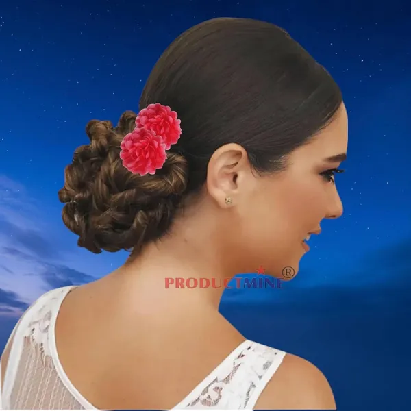Red_Bridal_Bun_Pin_Accessories/Fancy_Golden_Juda_Pins_With_Artificial_Aboli_Color_Flowers_Hair_Pin_For_Women_And_Girls_Hair__-_Set_Of_6_Pcs