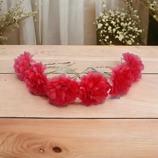 Red_Bridal_Bun_Pin_Accessories/Fancy_Golden_Juda_Pins_With_Artificial_Aboli_Color_Flowers_Hair_Pin_For_Women_And_Girls_Hair__-_Set_Of_6_Pcs