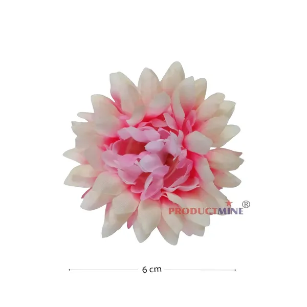 Peach_Pink_Bridal_Hair_Pin_Bun_Pin_Accessories/Fancy_Golden_Juda_Pins_With_Artificial_Big_6_Cm_Flowers_For_Women_And_Girls_Hair__-_Set_Of_4_Pcs