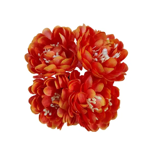 Dark_Orange_Bridal_Hair_Pin_Bun_Pin_Golden_Juda_Pins_With_Artificial_Big_4.5_Cm_Flowers_Hair_Pin_For_Women_And_Girls_Hair__-_Set_Of_4_Pcs