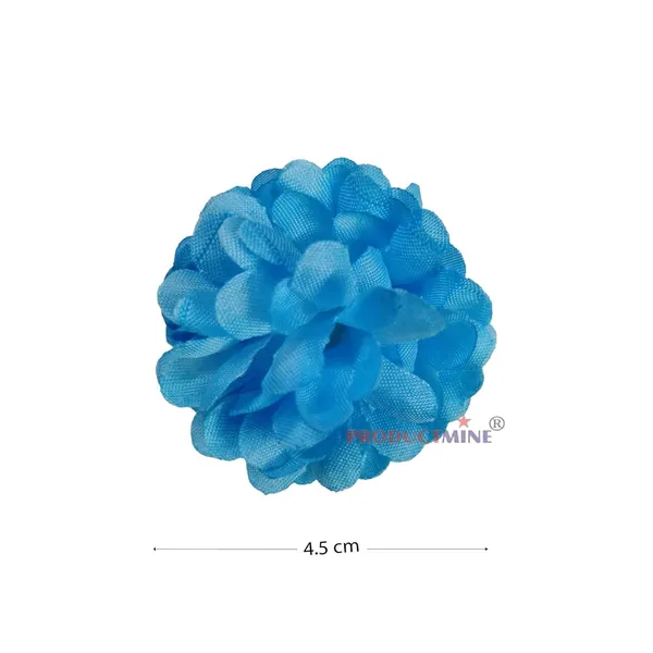 Sky_Blue_Bridal_Bun_Pin_Fancy_Golden_Juda_Pins_With_Artificial_Big_4.5_Cm_Sky_Blue_Color_Flowers_Hair_Pin_For_Women_And_Girls_Hair__-_Set_Of_4_Pcs