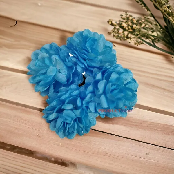 Sky_Blue_Bridal_Bun_Pin_Fancy_Golden_Juda_Pins_With_Artificial_Big_4.5_Cm_Sky_Blue_Color_Flowers_Hair_Pin_For_Women_And_Girls_Hair__-_Set_Of_4_Pcs