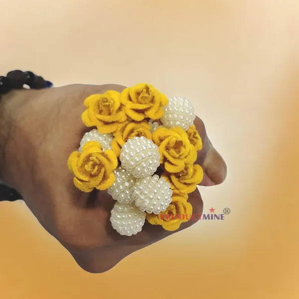 Yellow_And_White_Bridal_Hair_Bun_Pin_Accessories/Fancy_Golden_Juda_Pins_With_Artificial_Angoor_Pearls_For_Women_And_Girls_-_Set_Of_16_Pcs