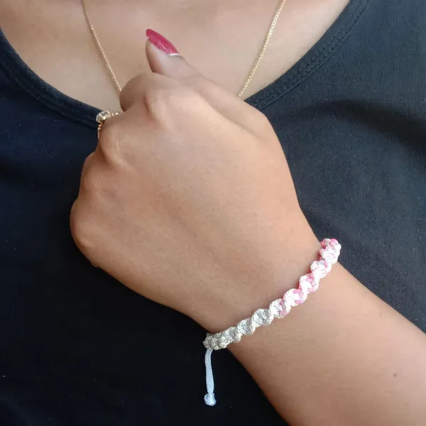 Pink_&_Grey_Handmade_Adjustable_Bracelet_Friendship_Band_For_Men_And_Women_Skin_Friendly