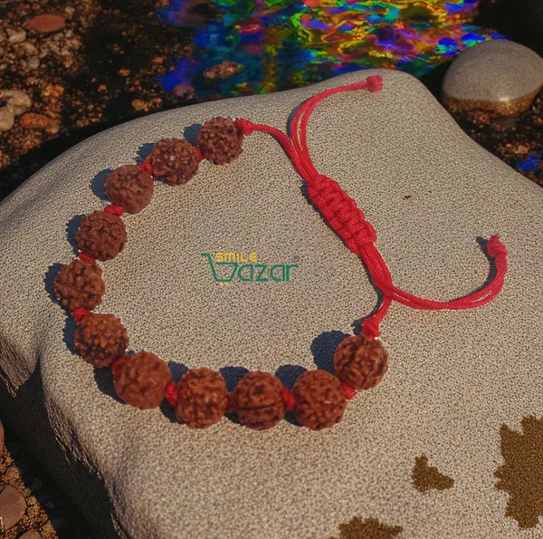 RUDRAKSHA_HANDMADE__BRACELET_ADJUSTABLE_WRISTBAND_BRACELET_FRIENDSHIP_BAND_FOR_WOMEN_AND_MEN_