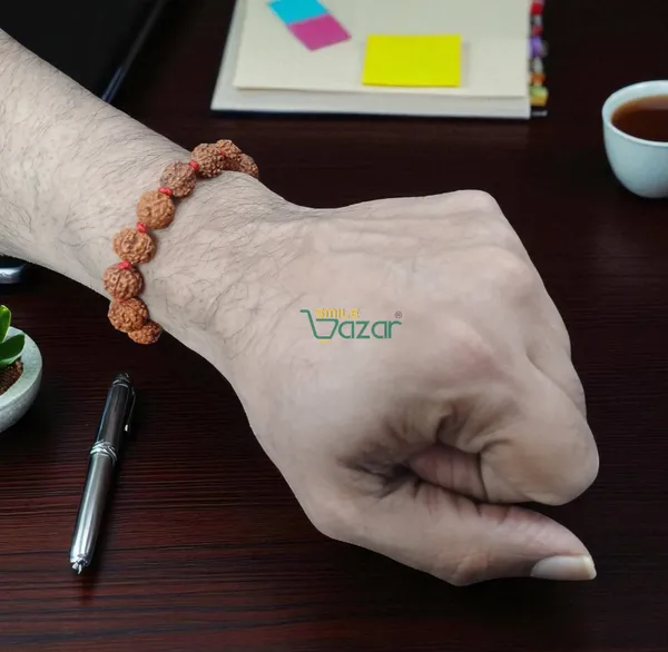 RUDRAKSHA_HANDMADE__BRACELET_ADJUSTABLE_WRISTBAND_BRACELET_FRIENDSHIP_BAND_FOR_WOMEN_AND_MEN_