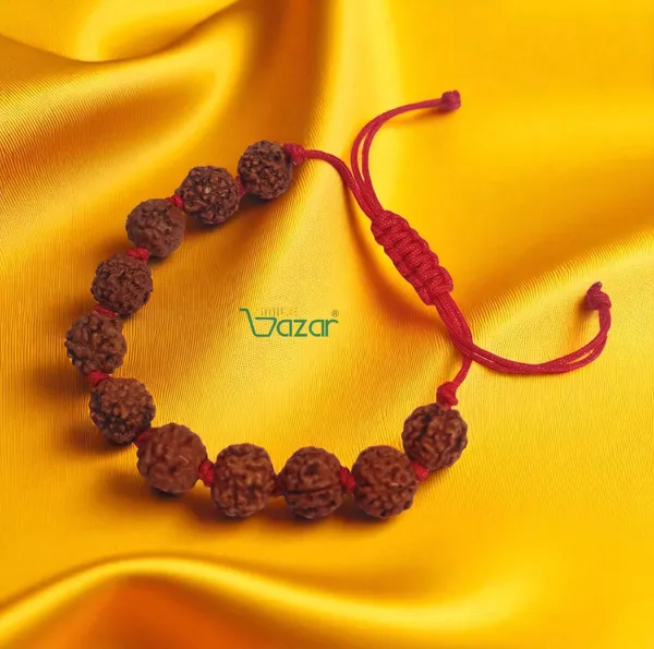 RUDRAKSHA_HANDMADE__BRACELET_ADJUSTABLE_WRISTBAND_BRACELET_FRIENDSHIP_BAND_FOR_WOMEN_AND_MEN_
