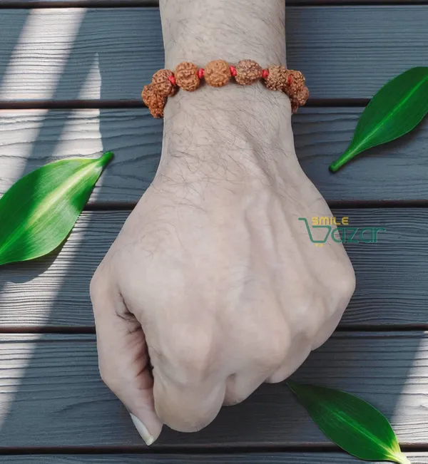 RUDRAKSHA_HANDMADE__BRACELET_ADJUSTABLE_WRISTBAND_BRACELET_FRIENDSHIP_BAND_FOR_WOMEN_AND_MEN_
