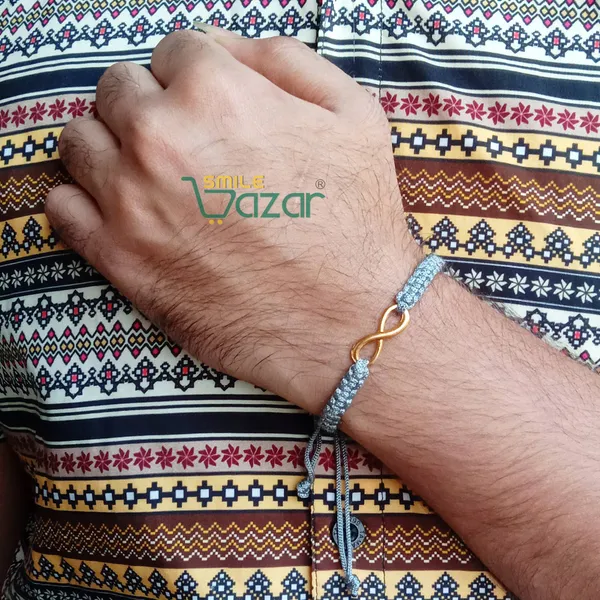 Set_Of_2_Pcs_-_Infinity_Charm_Thread_Bracelet__Adjustable_Wristband_Bracelet_For_Girls,_Men,_Boys_And_Women
