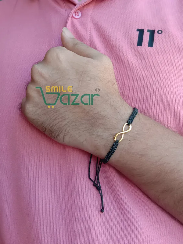 Set_Of_2_Pcs_-_Infinity_Charm_Thread_Bracelet__Adjustable_Wristband_Bracelet_For_Girls,_Men,_Boys_And_Women