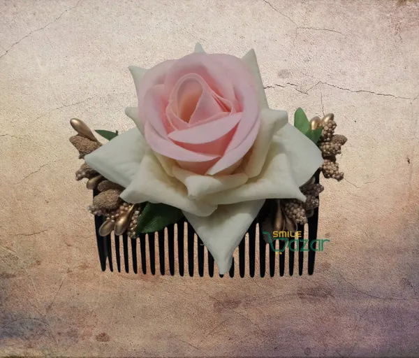 Set_Of_3_Pcs_-_Floral_Hair_Comb_Flower_Hair_Comb_Flower_Hair_Accessories_Hair_Comb_Pin_Floral_For_Women_And_Girls__Hair_Pins_For_Women_Wedding-_Golden_,_Purple_And__Baby_Pink_Shaded