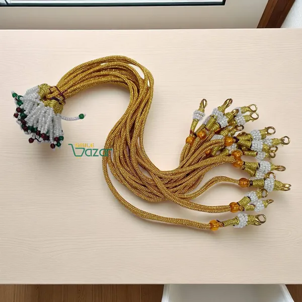 SET_OF_6_PCS-Adjustable_Golden_Dori_Necklace_Back_Rope_with_Hook_Lobster_Clasp_and_Tassel_for_DIY_Silk_Thread_Jewellery__Pearl_Zari_Silk_Terracotta_and_Quilling_Jewellry_