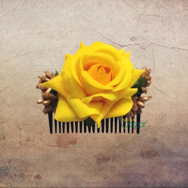 Set_Of_3_Pcs_-_Floral_Hair_Comb_Hair_Clip_Hair_Accessories_For_Women_And_Girls