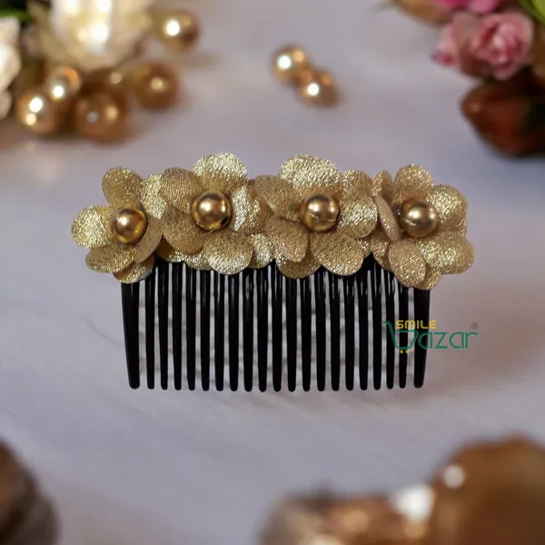 Set_Of_4_Pcs_-_Floral_Hair_Comb_Flower_Hair_Comb�Flower_Hair_Accessories_Hair_Comb_Pin_Floral_For_Women_And_Girls�Hair_Pins_For_Women_Wedding