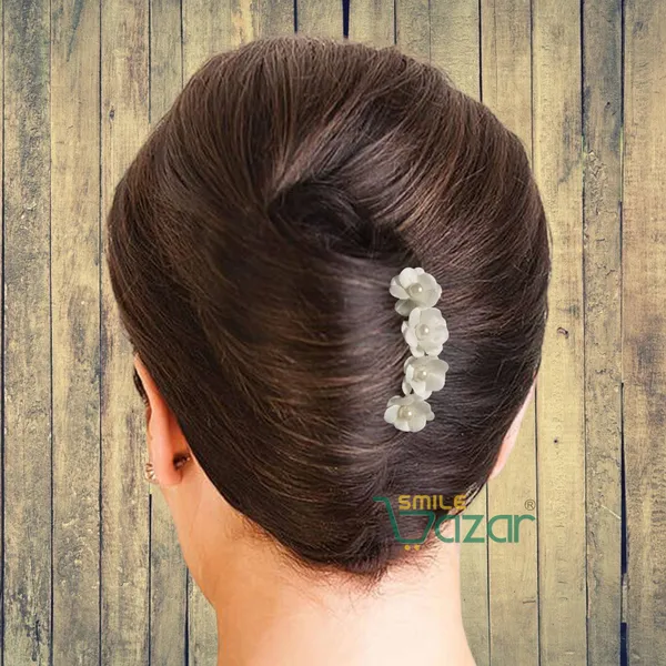 White_Satin_Floral_Hair_Comb_Flower_Hair_Comboflower_Hair_Accessories_For_Women_And_Girls_1_Pc