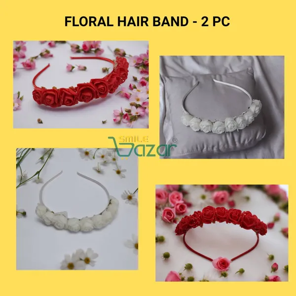Set_Of_2_Pcs_-_Ͽ�Floral_Hairband_Flower_Hair_Band�Flower_Hair_Accessories_Head_Band_Floral_For_Women_And_Girls_Tiara_For_Women_Wedding