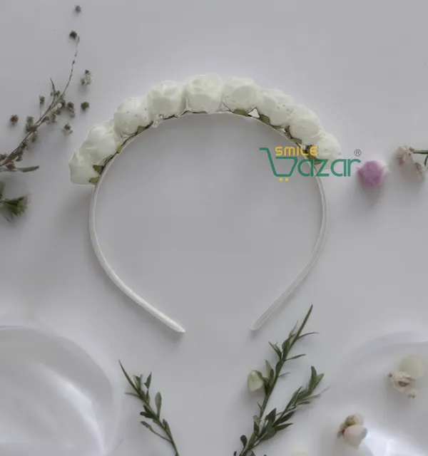 Set_Of_2_Pcs_-_Ͽ�Floral_Hairband_Flower_Hair_Band�Flower_Hair_Accessories_Head_Band_Floral_For_Women_And_Girls_Tiara_For_Women_Wedding