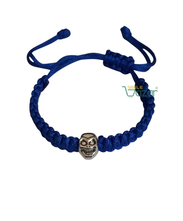 Blue_Handmade_Adjustable_Bracelet_With_Skull_Charm_Wristband_Bracelet_Friendship_Band_For_Men,Girls,_Boys_And_Women