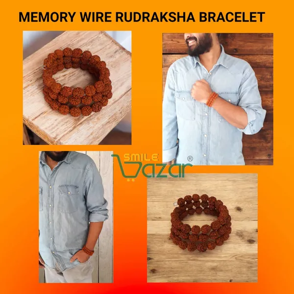 Rudraksha_Memory_Wire_Bracelet_With_Stretchable_Energized_Wristband_Gift_For_Special_Ones.